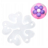 Suport pentru Baloane, Vivimall, care Formeaza o Floare, cu Un Singur Strat, pentru 6 Baloane, 6x6cm, 2.7g - vivimall.ro