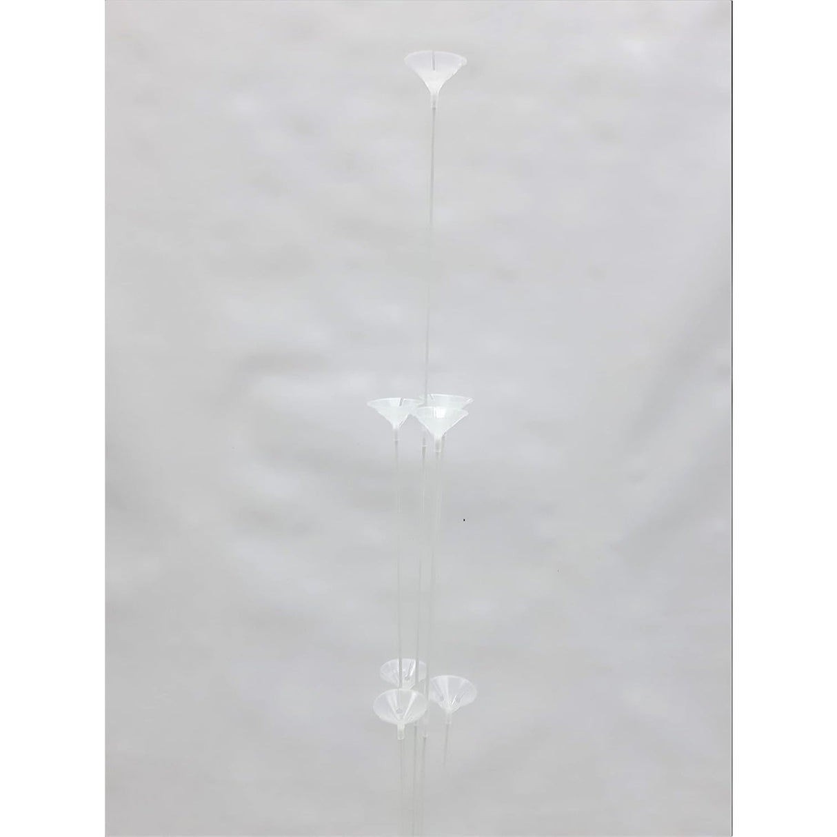 Suport pentru Baloane, Vivimall, cu Patru Straturi, pentru 9 Baloane, 80 cm, Transparent - vivimall.ro