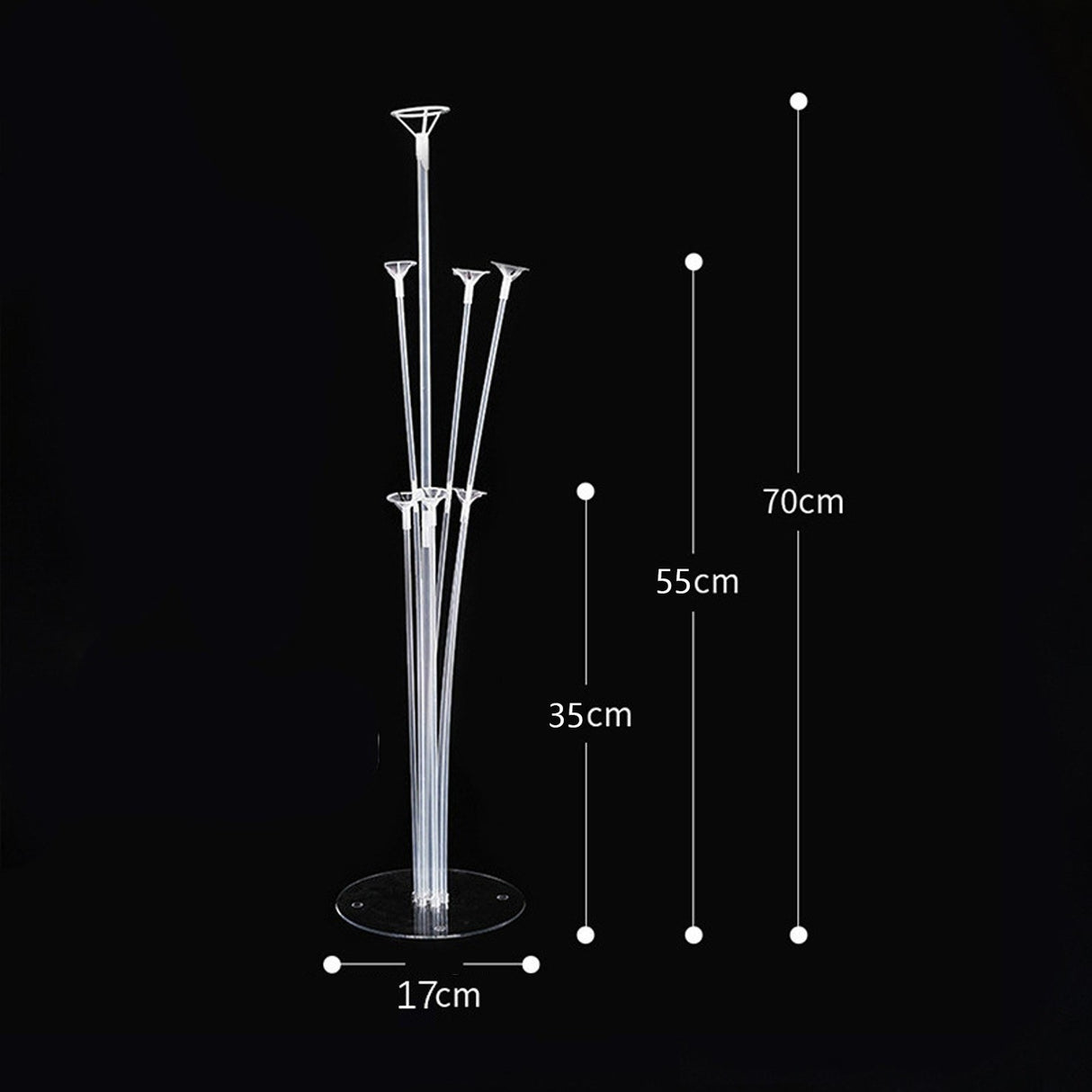 Suport Pentru 7 Baloane 70 Cm | BalloonLand - vivimall.ro