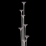 Suport pentru Baloane, Vivimall, cu Un Strat, pentru 11 Baloane, 104 cm, Transparent - vivimall.ro