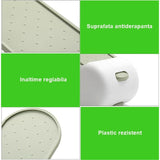 Suport pentru Pantofi, , cu Două Straturi, Organizator, Antiderapant și Durabil, Inălțime Reglabilă, 25.5x11x7.5 cm, Verde, 150 g - vivimall.ro