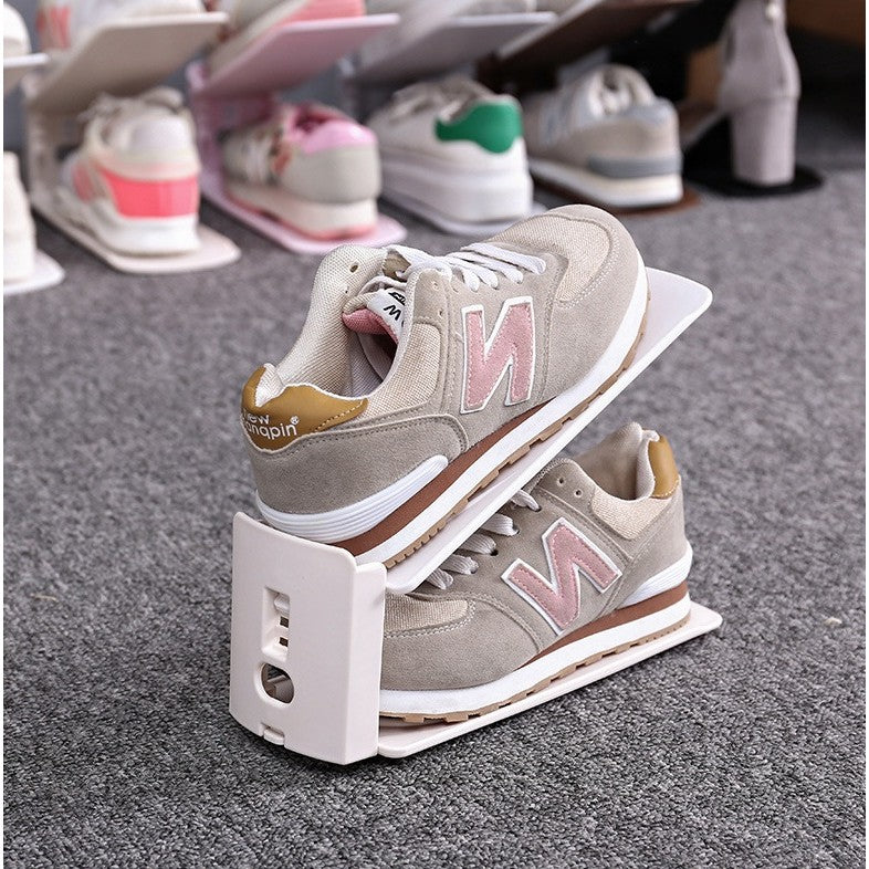 Suport Pentru Pantofi, Din Plastic, Reglabil, 2 Niveluri,