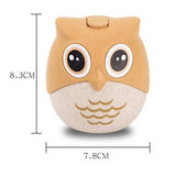 Suport pentru Scobitori, Vivimall, Model Bufnita, Multifunctional, 8.3x7.8 cm, Portocaliu - vivimall.ro