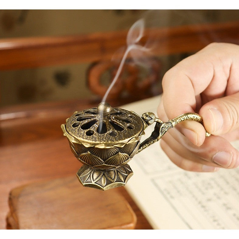 Suport De Tamaiat Lotus Bronz | LumiLotus - vivimall.ro