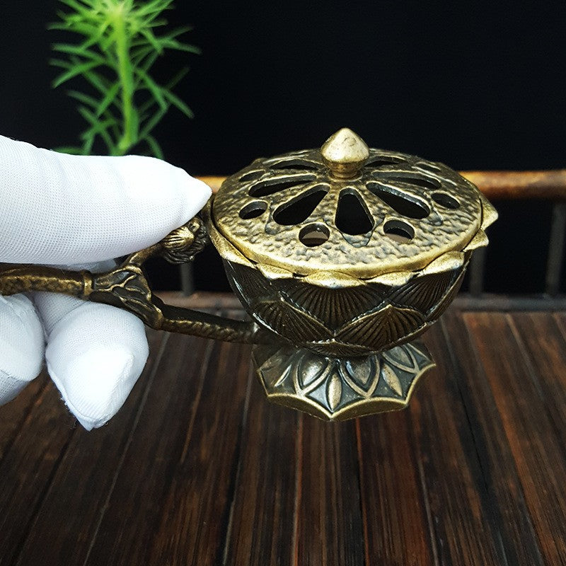 Suport De Tamaiat Lotus Bronz | LumiLotus - vivimall.ro