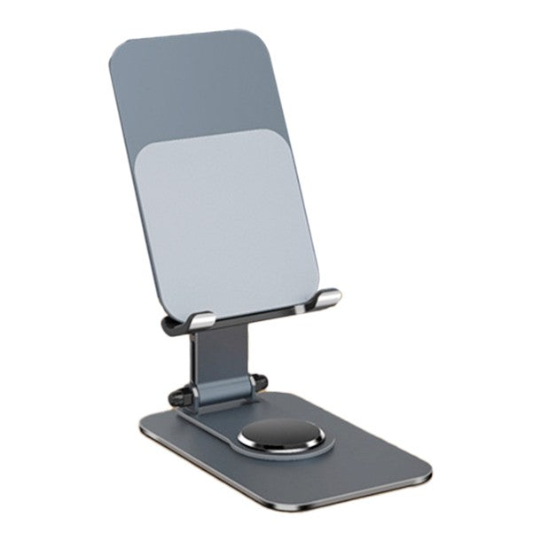 Suport pentru Telefon, Vivimall, Suport Pliabil pentru Streaming, din Aliaj de Aluminiu, Compatibil cu Tableta, pentru Birou, 14.6 x 11.5 x 7 cm, Space Grey - vivimall.ro