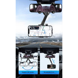 Suport Telefon Auto, Pentru Oglinda Retrovizoare, Din Abs, Reglabil 360Â° - vivimall.ro