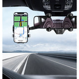 Suport Telefon Auto, Pentru Oglinda Retrovizoare, Din Abs, Reglabil 360Â° - vivimall.ro