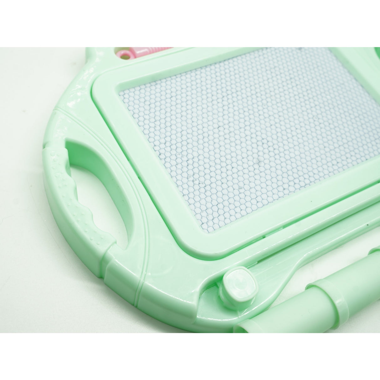 Tabla Magnetica pentru desen Vivimall, Pix, forma dreptunghi, dimensiuni 23x17 cm, Dezvolta Creativitatea, cu picioare suport, Verde, Resigilat - vivimall.ro