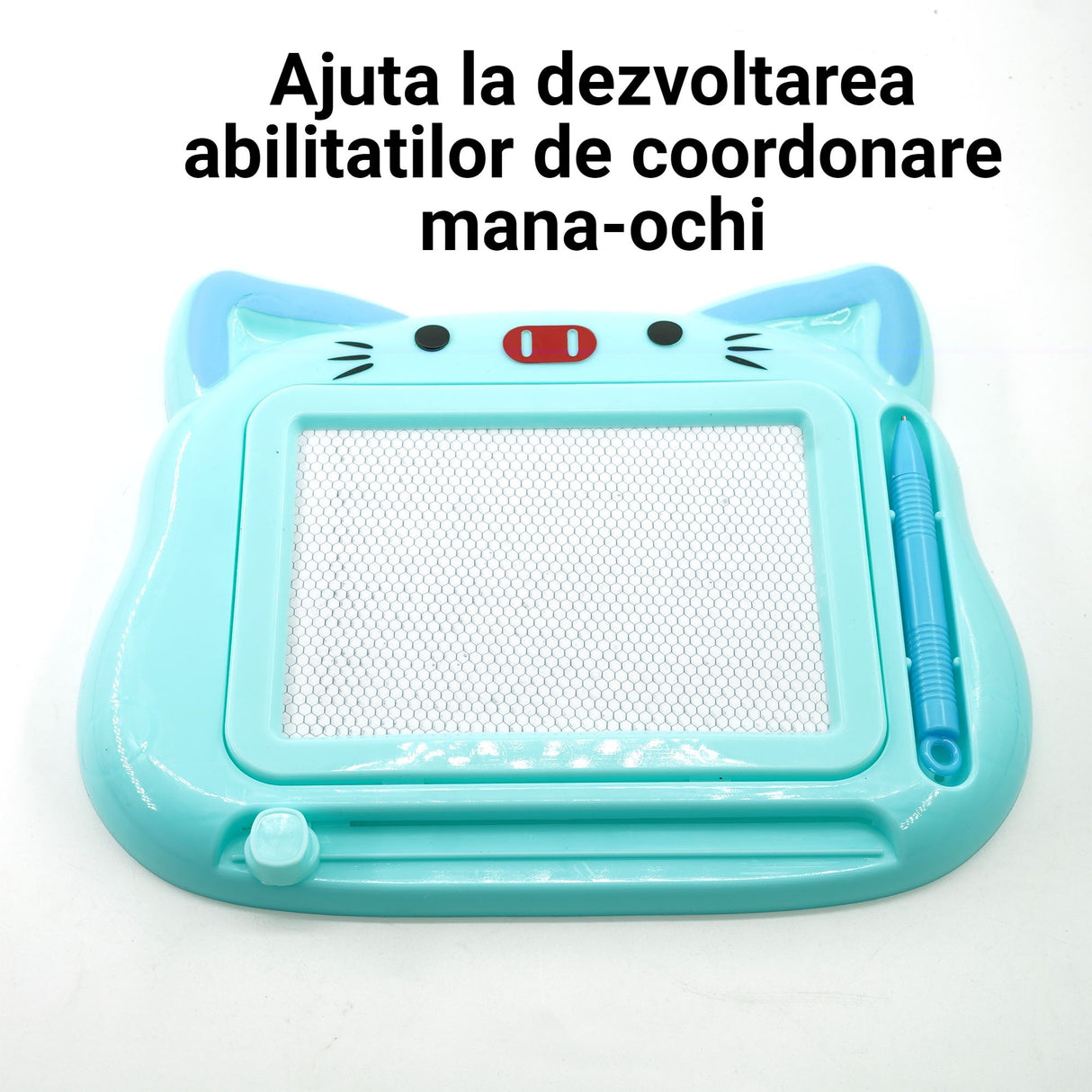 Tablita Magnetica De Scris Si Desenat, Cu Creion, Dimensiuni , Suprafata Desen 14.6X10.4 Cm, Dezvolta Imaginatia Si Creativitatea, Incurajeaza Exersarea Scrisului, Resigilat - vivimall.ro