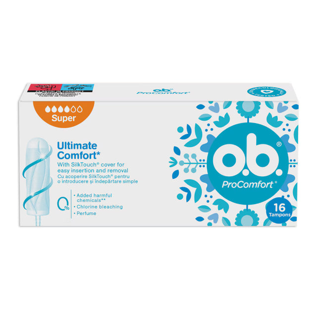 o.b. ProComfort Super — 16 tampoane - vivimall.ro