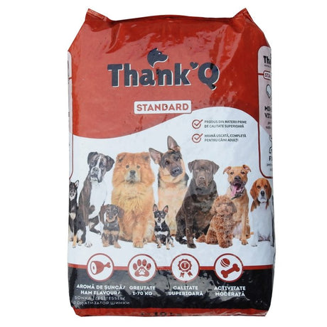 Hrana Uscata pentru Caini, THANK Q, Sunca Standard, 10 kg - vivimall.ro