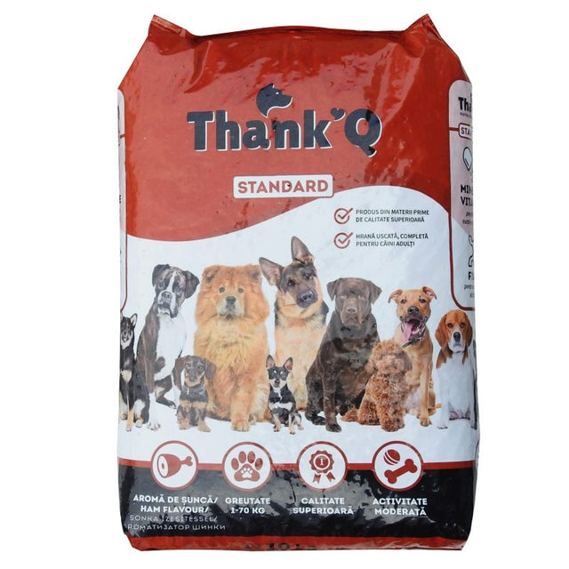 Hrana Uscata pentru Caini, THANK Q, Sunca Standard, 10 kg - vivimall.ro