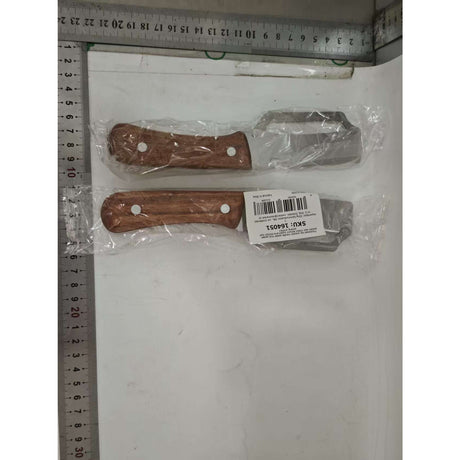 Curatator de Fructe/Legume, Flippy, 2in1, Desfacator de Sticle, Multifunctional, Maner de Lemn, Maro