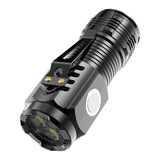 Фенерче с 3 LED ядра, USB зареждане, автономност 4-20 часа, максимален обхват 100-200 м, 5 W, скоба за окачване, магнитно дъно