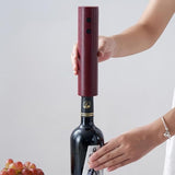 Tirbuson Electric, Vivimall, Deschizator Sticle de Vin, Incarcare USB, 20 x 4.6 cm, Negru - vivimall.ro