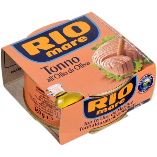Риба тон Rio Mare в зехтин, 160 г 