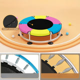 Trambulina pentru Copii, Flippy, pentru Gradina si Interior, cu Plasa de Siguranta si Fermoar, Sustinere din Otel Galvanizat, Bara de Gimnastica Reglabila, Sac de Box, Capacitate 200 kg, 140 cm, 3+ ani, Multicolor - vivimall.ro