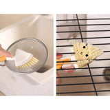 Perie Multifunctionala, Flippy, Pliabila, Triunghiulara, 15 x 3.5 x 5.8 cm, Portocaliu