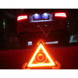 Triunghi Multifunctional De Avertizare, Lanterna Led, Impermeabil Ip65, 800 Lm, 2 X Aa, Functie Incarcare Telefon, Usb Si Micro Usb, Cob 33