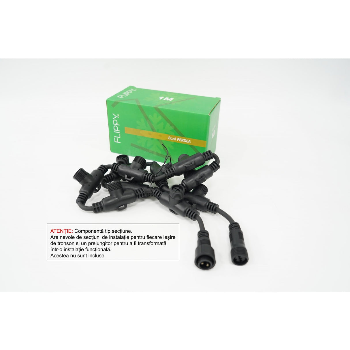 Tronson Vivimall, 1 m IP65, Fir Negru - vivimall.ro