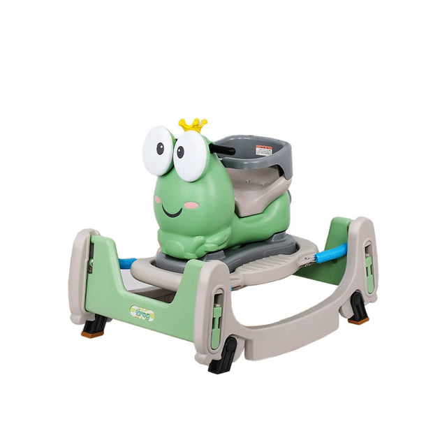 Masinuta Balansor Multifunctionala pentru Copii, Vivimall, Model Cal Scooter de tip Masinuta Balansor, Varsta 1-3 ani, 84 x 80 x 58 cm, fara Maner, Verde - vivimall.ro