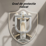 Trotineta Multifunctionala 6 in 1, Vivimall, Pentru Copii De La 10 Luni Pana La 12 Ani, Cu Maner De Impingere, Reglabil 360, Pliere Usoara, Reglarea Inaltimii, Model Dinozaur, Alb/Bej, Resigilat - vivimall.ro