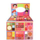 Комплект грим, палитра сенки за очи Kevin&amp;Coco с 42 пигментирани цвята