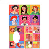 Комплект грим, палитра сенки за очи Kevin&amp;Coco с 42 пигментирани цвята