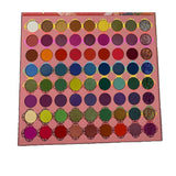 Комплект за грим, палитра сенки за очи Oulanao със 72 пигментирани цвята