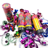 Tun de Confetti, Vivimall, Party Popper 20 cm, Model Panglici din Folie, Multicolor - vivimall.ro