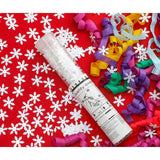 Tun de Confetti, Vivimall, 30 cm, Model Fulgi de Zapada din Hartie, Ambalaj din PET, Alb - vivimall.ro