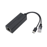 Type-C interface POE splitter 48V to 5V shaking head machine network cable to USB - vivimall.ro