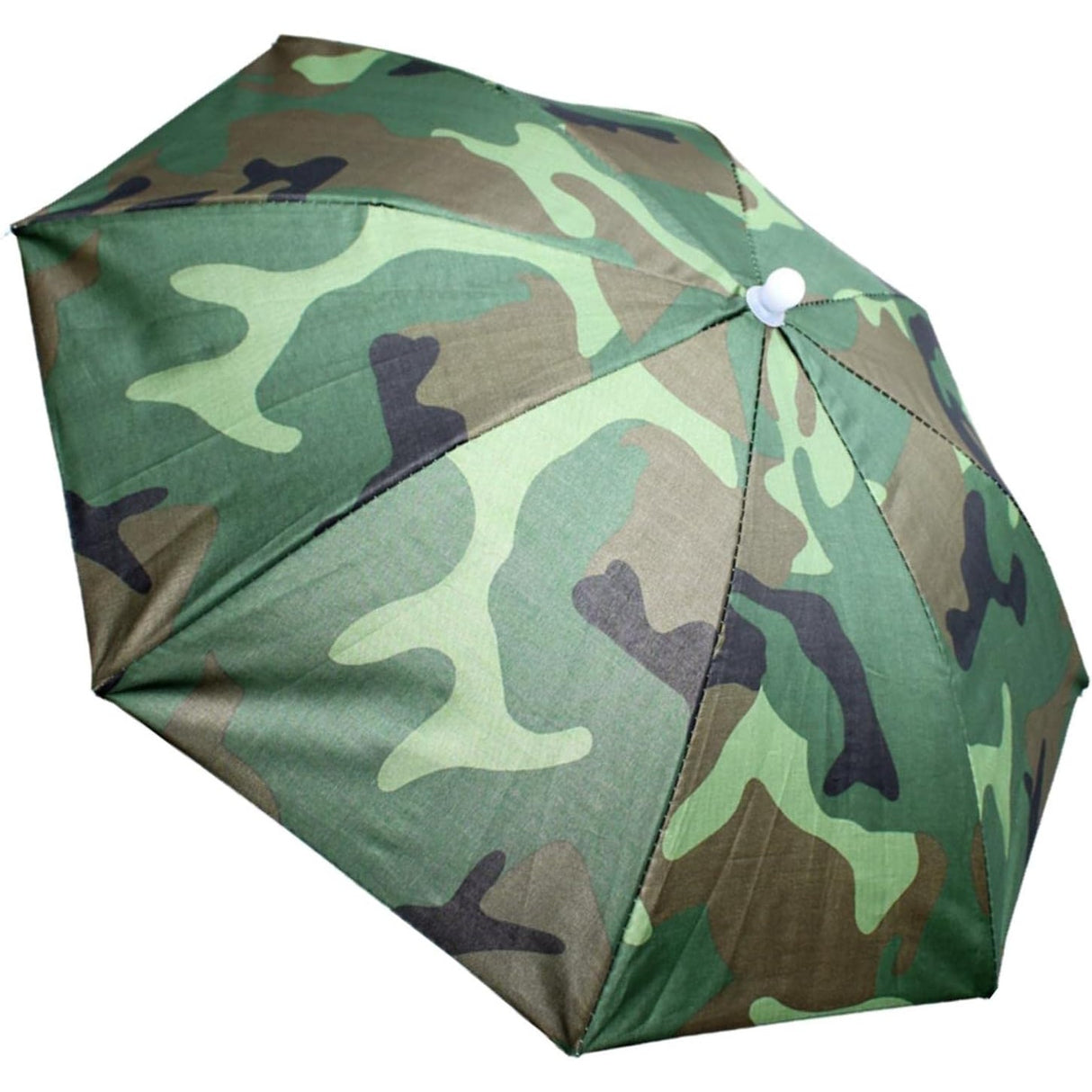 Umbrela de Cap, Vivimall, Diametru 69 cm, Snur Reglabil de Cap, Protectie UV/Ploaie, Camuflaj - vivimall.ro