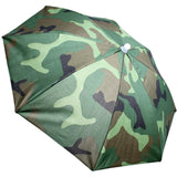 Umbrela de Cap, Vivimall, Diametru 69 cm, Snur Reglabil de Cap, Protectie UV/Ploaie, Camuflaj - vivimall.ro