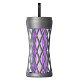 Lampa Anti-Insecte, Vivimall, Lumina UV, Electrica, Incarcare USB, 5V, 1A, Silentioasa, 12 x 6 m, Gri - vivimall.ro