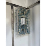 Uscator de Rufe Suspendat Vivimall, cu 40 Carlige, Rotire 360 Grade, Protectie Vant, Pliabil, Patrat, Mateiral Plastic, Usor de Depozitat, Multifunctional, 36 x 24 cm, Alb/Albastru - vivimall.ro