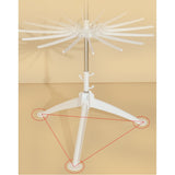 Uscator de Rufe Vertical, Vivimall, 3 Niveluri, Pliabil, din ABS+PP+Otel Inoxidabil, Rotire 360 Grade, 178.7 x 75 cm, Alb - vivimall.ro