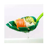 Ustensila bucatarie universala tip frunza, material ABS, creativa, design unic si modern, 30x9.5 cm, verde - vivimall.ro