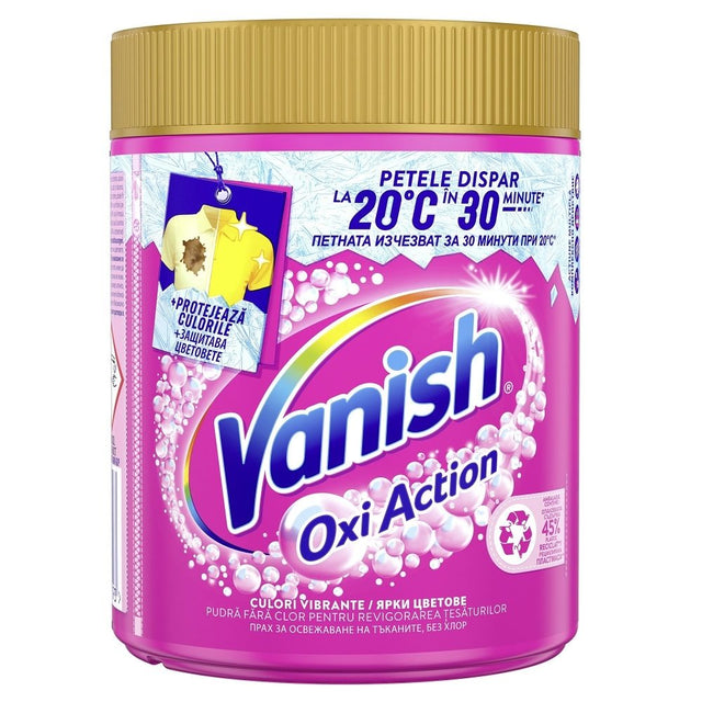 Pudra pentru Pete, VANISH, Pink Oxi Action, 470 g - vivimall.ro