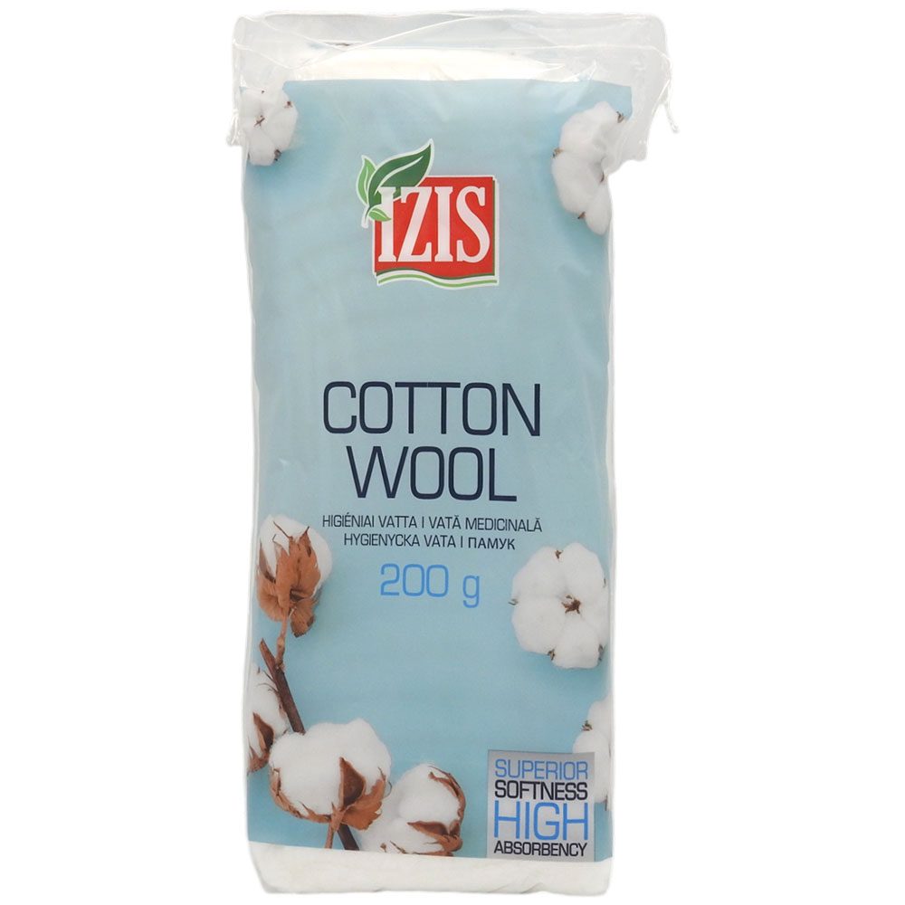 Vata, Izis, Hidrofila 200 g Set 5 buc