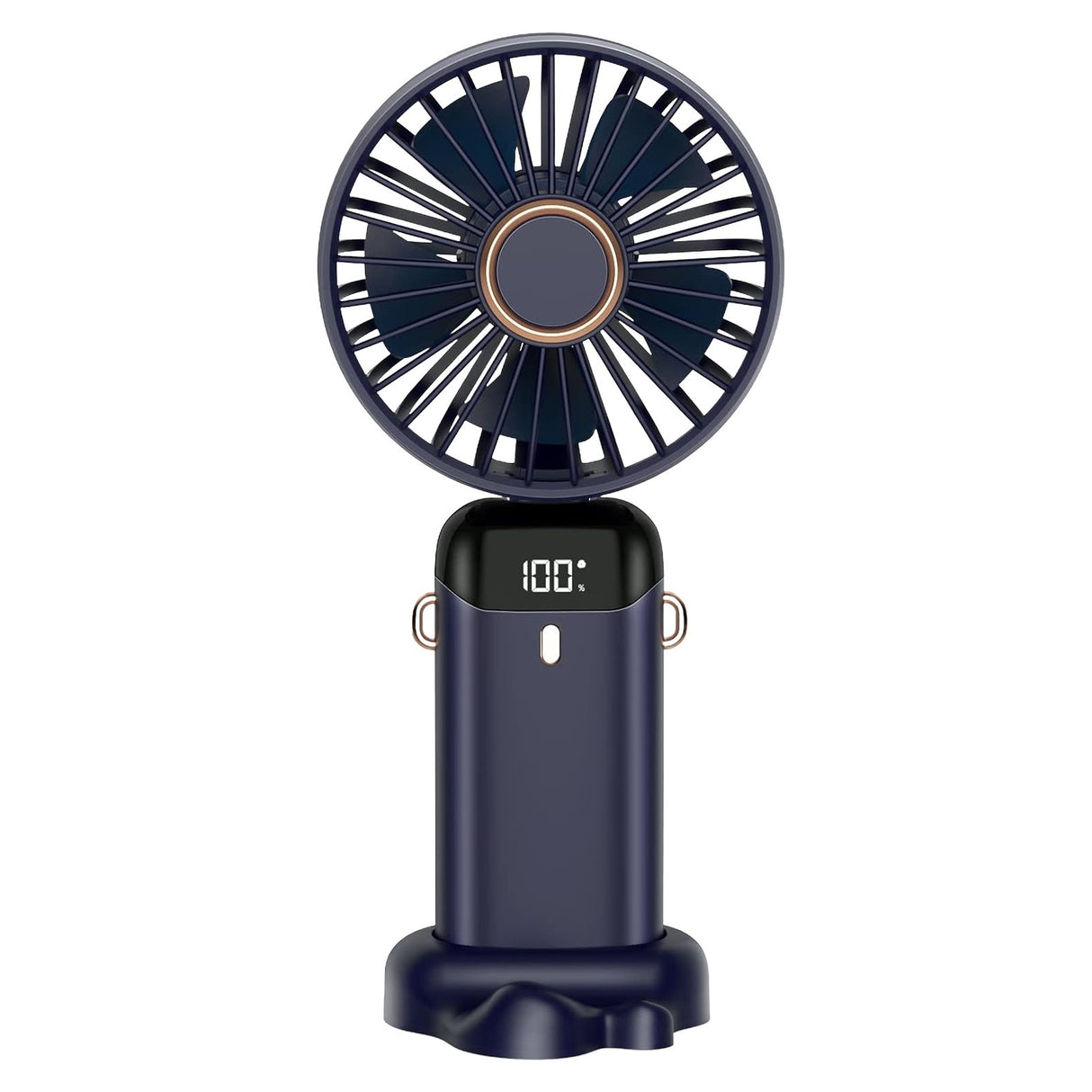 Ventilator Ultra Portabil Cu Aromaterapie, 3 In 1, De Mana, De Birou, De Gat, 5 Trepte De Viteza, Incarcare Usb, Autonomie 12H, Pliabil, Cu Ecran Lcd - vivimall.ro