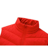 Vesta cu Incalzire, Flippy, Unisex, 2 Zone de Incalzire, Umplutura Bumbac, 3 Trepte de Temperatura, Incarcare USB, Rosu, 45 - 58 kg, Marime L - vivimall.ro