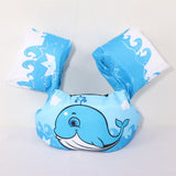 Vesta de salvare pentru copii cu aripioare de inot, Vivimall, Albastru, Model balena - vivimall.ro