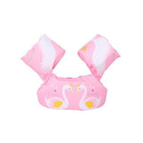 Vesta de salvare pentru copii cu aripioare de inot, Vivimall, Roz, Model lebede - vivimall.ro