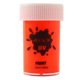 Vopsea pentru Fata si Corp, Vivimall, cu Pigment Fosforescent UV, 15 ml, Rosu - vivimall.ro