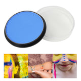 Vopsea pentru Fata si Corp, Vivimall, cu Pigment Fosforescent, 30 g, Activare cu Apa, Albastru - vivimall.ro