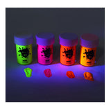 Vopsea pentru Fata si Corp, Vivimall, cu Pigment Fosforescent UV, 15 ml, Mov - vivimall.ro