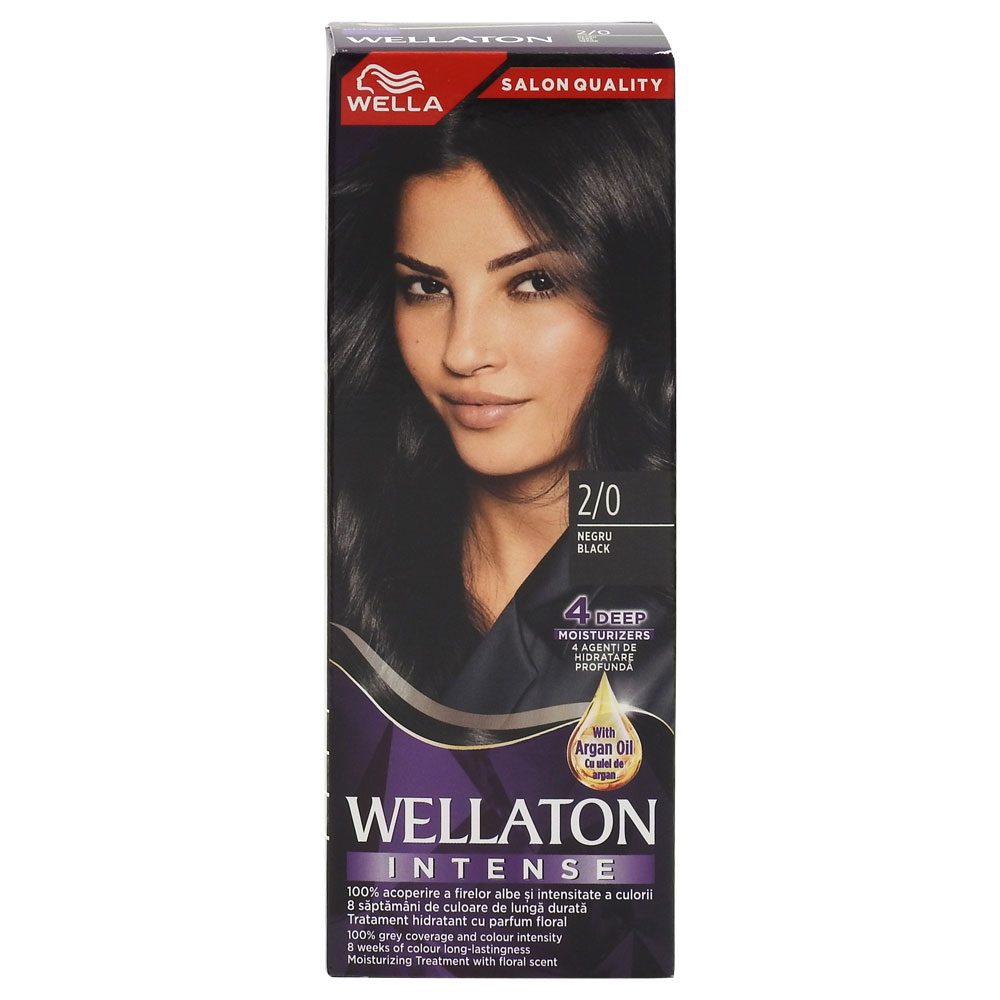 Vopsea pentru Par, Wellaton, 2/0 Black
