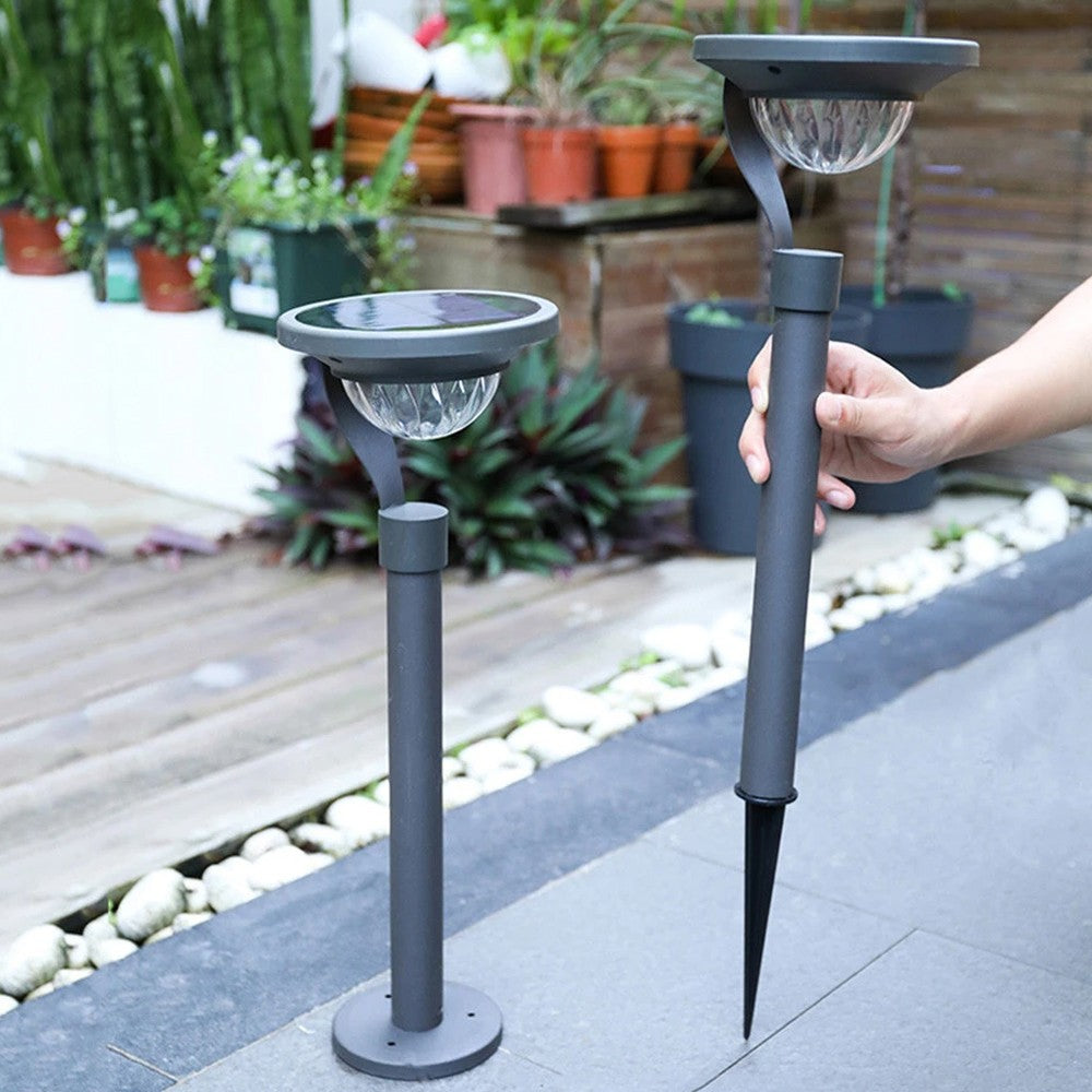 Lampa Solara Led Cu 2 Moduri De Fixare, Ip65, Material Abs, Baterie 4.5 V, 200 Mah, 450 Lumeni, 42.5 X 15 Cm, Alb Cald - vivimall.ro